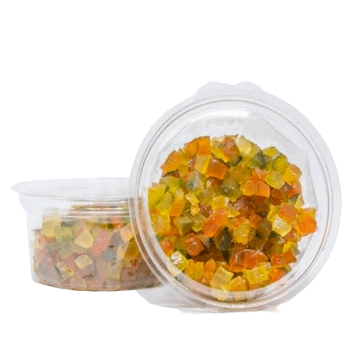 Frutas Cristalizadas Fruta Do Vale 200g Em Cubos