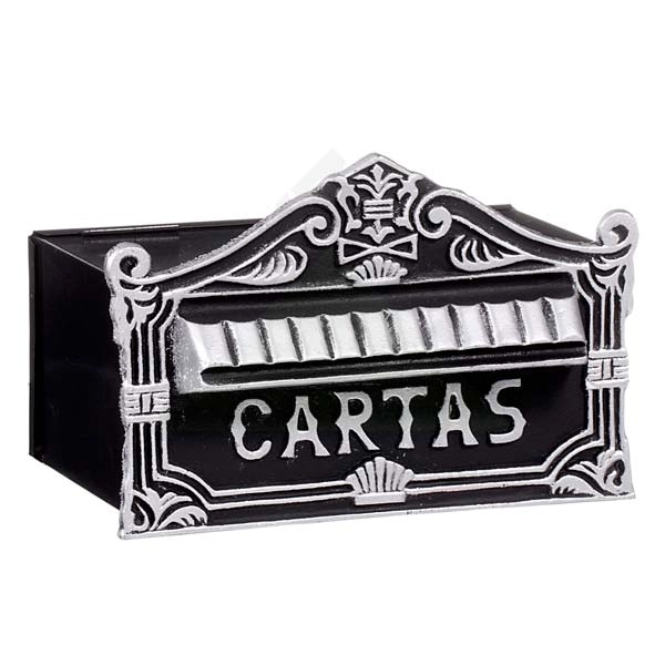 Caixa de Correio para Muro Alumínio Prata 15x25x15cm