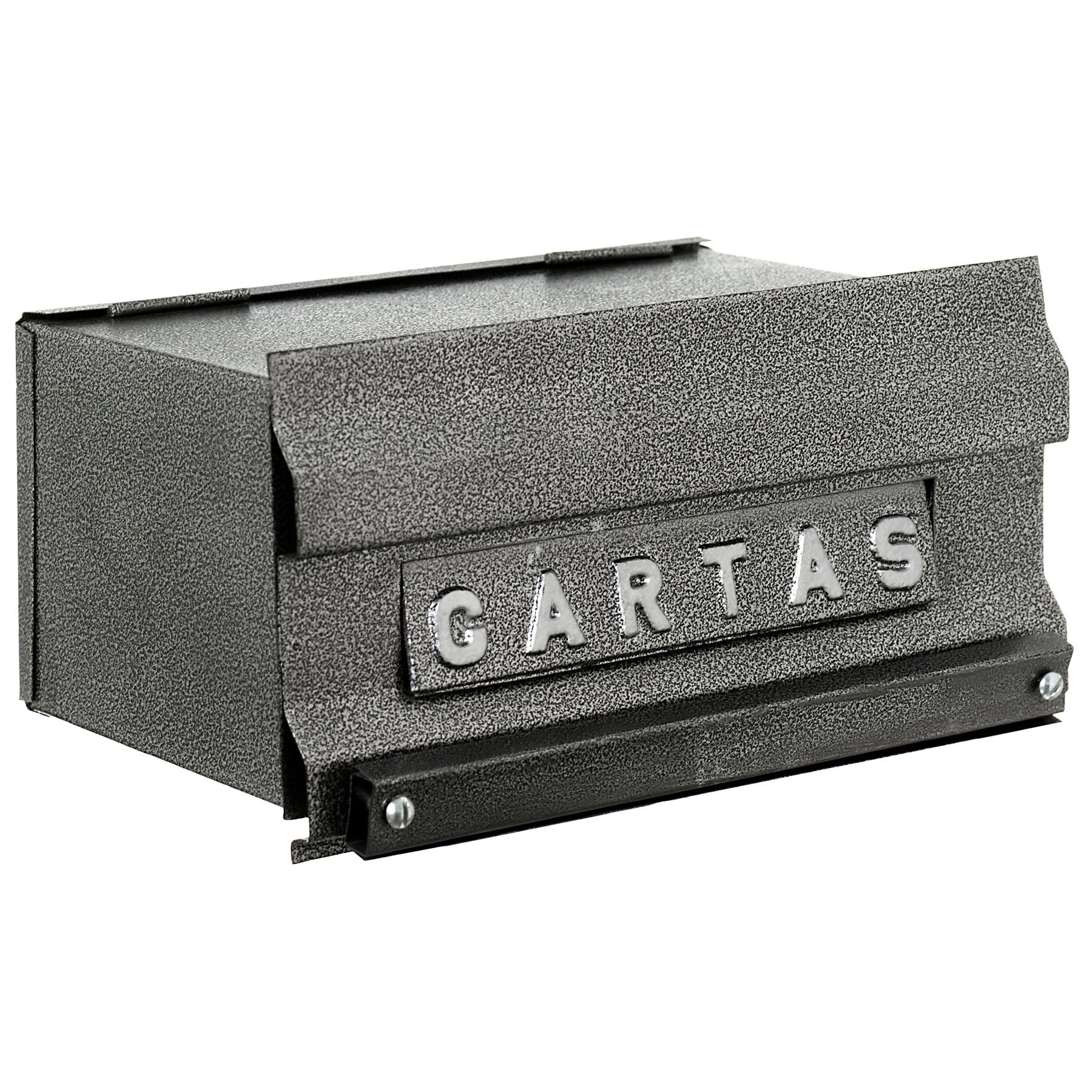 Caixa de Correio para Grade Aço Prata 15x25x15cm