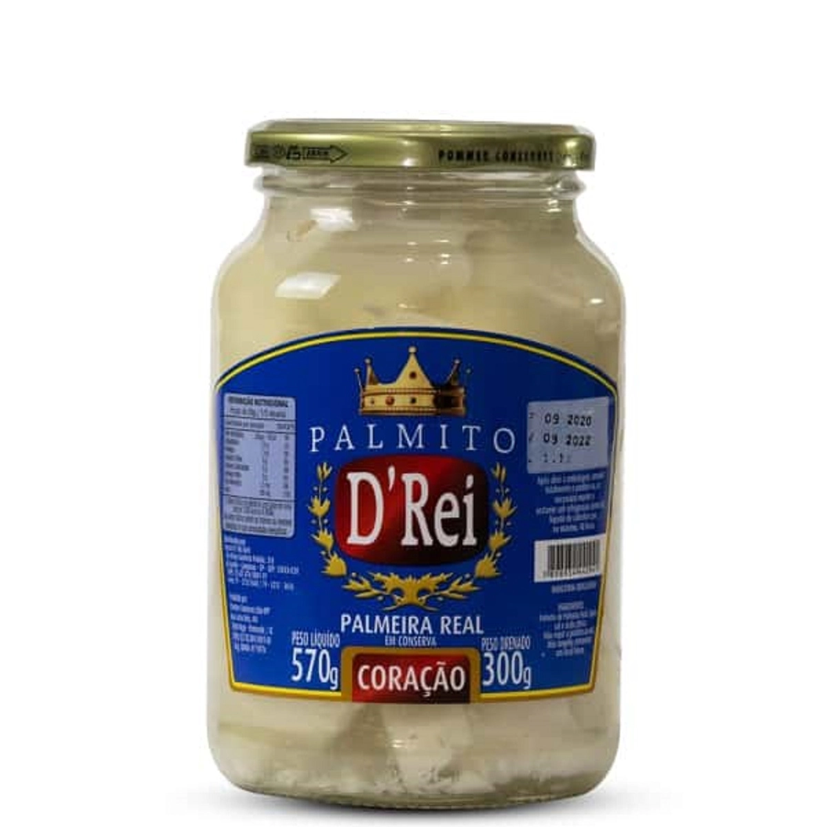 Palmito D Rei Palmeira Real Coracao Vd 300g