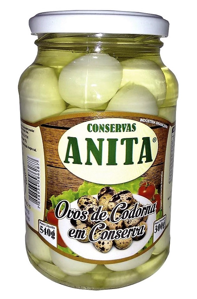 Ovos Codorna Anita 300g Conserva