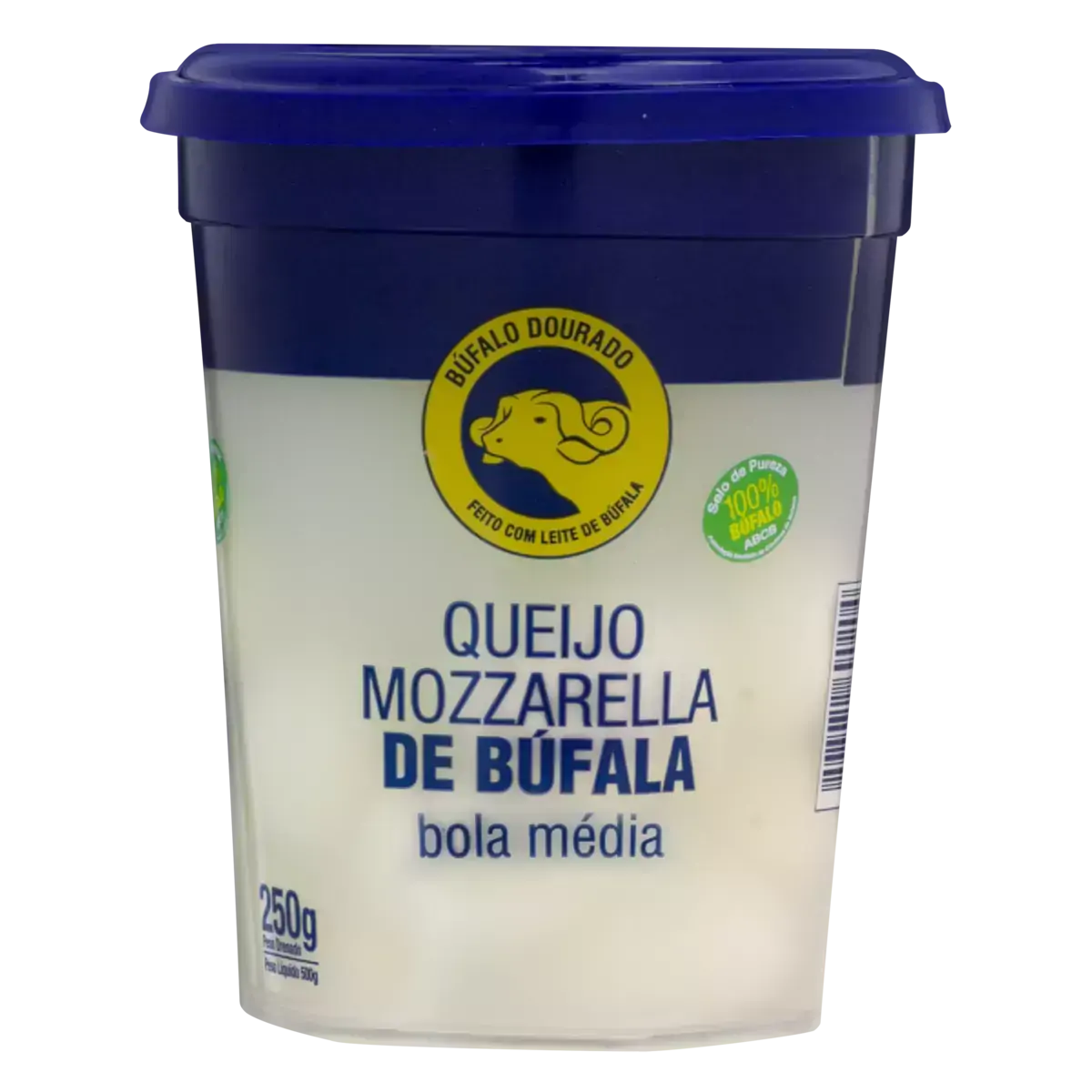Queijo Mussarela Bola Média BÚFALO DOURADO 250g