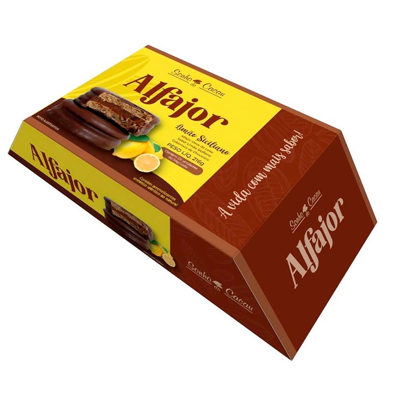 Alfajor Doce De Leite 54g Limao Siciliano