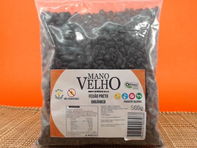 Feijao Preto Organico 500g Mano Velho