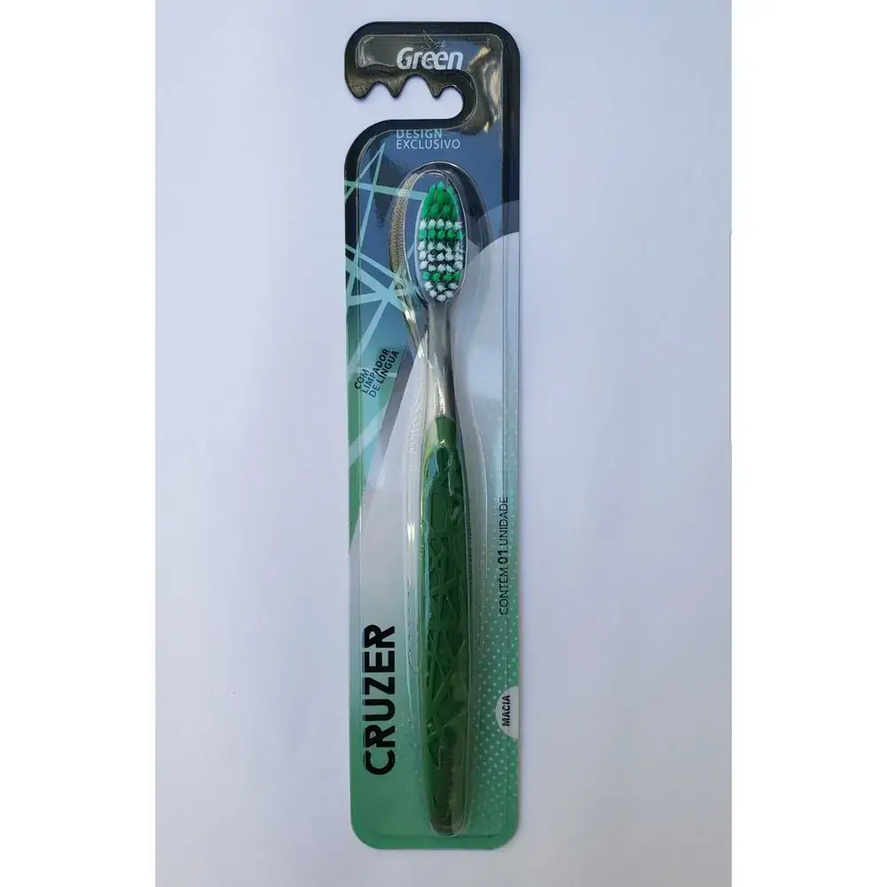 Pr004 Escova Dente Adulto Cruzer Macia Green
