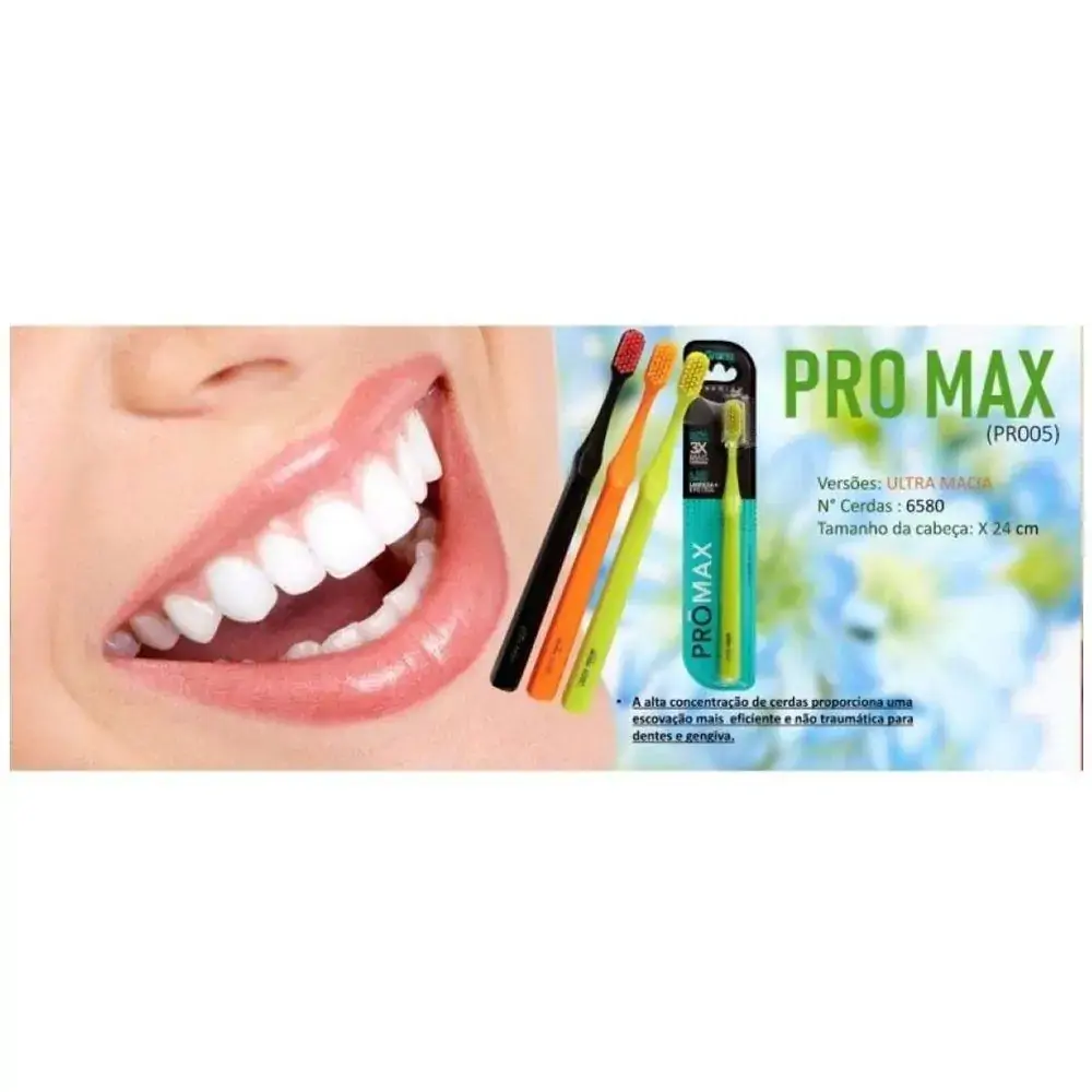 Pr005 Escova Dente Adulto Promax Macia Green