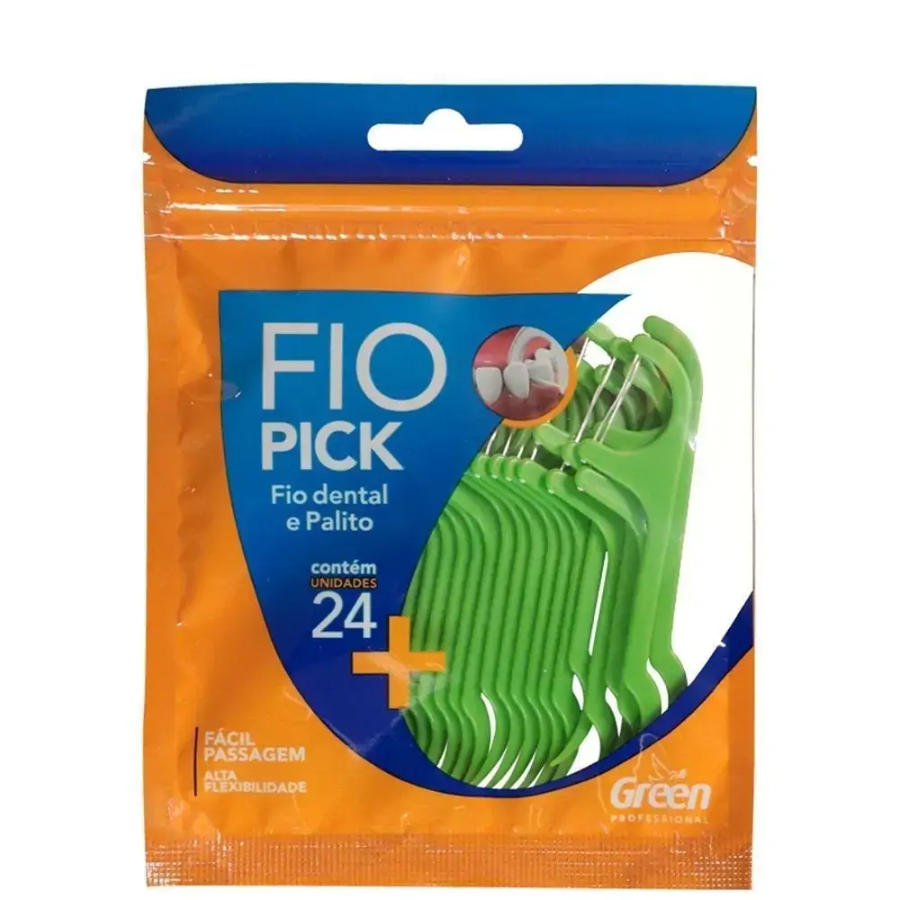 Fio Dental Green Pick C/ 24 Un