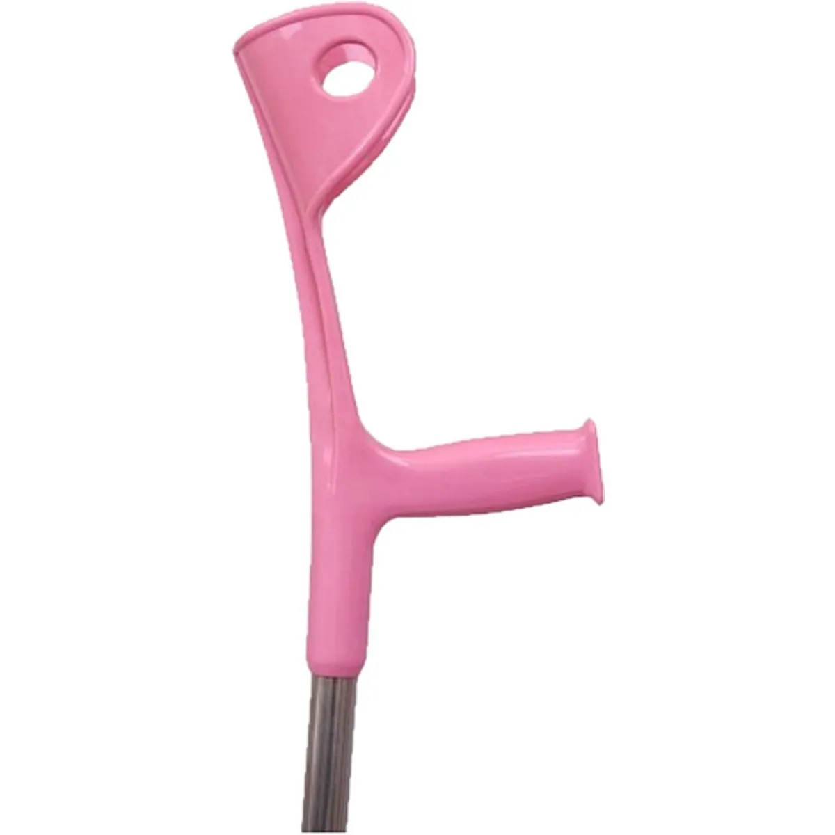 Muleta Canadense POP Sequencial - Fixa Ajustável em Alumínio - 110 kg - Rosa