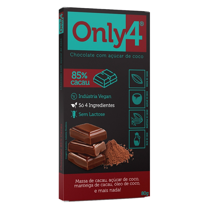 Choc 85 Cacau Only4 80g