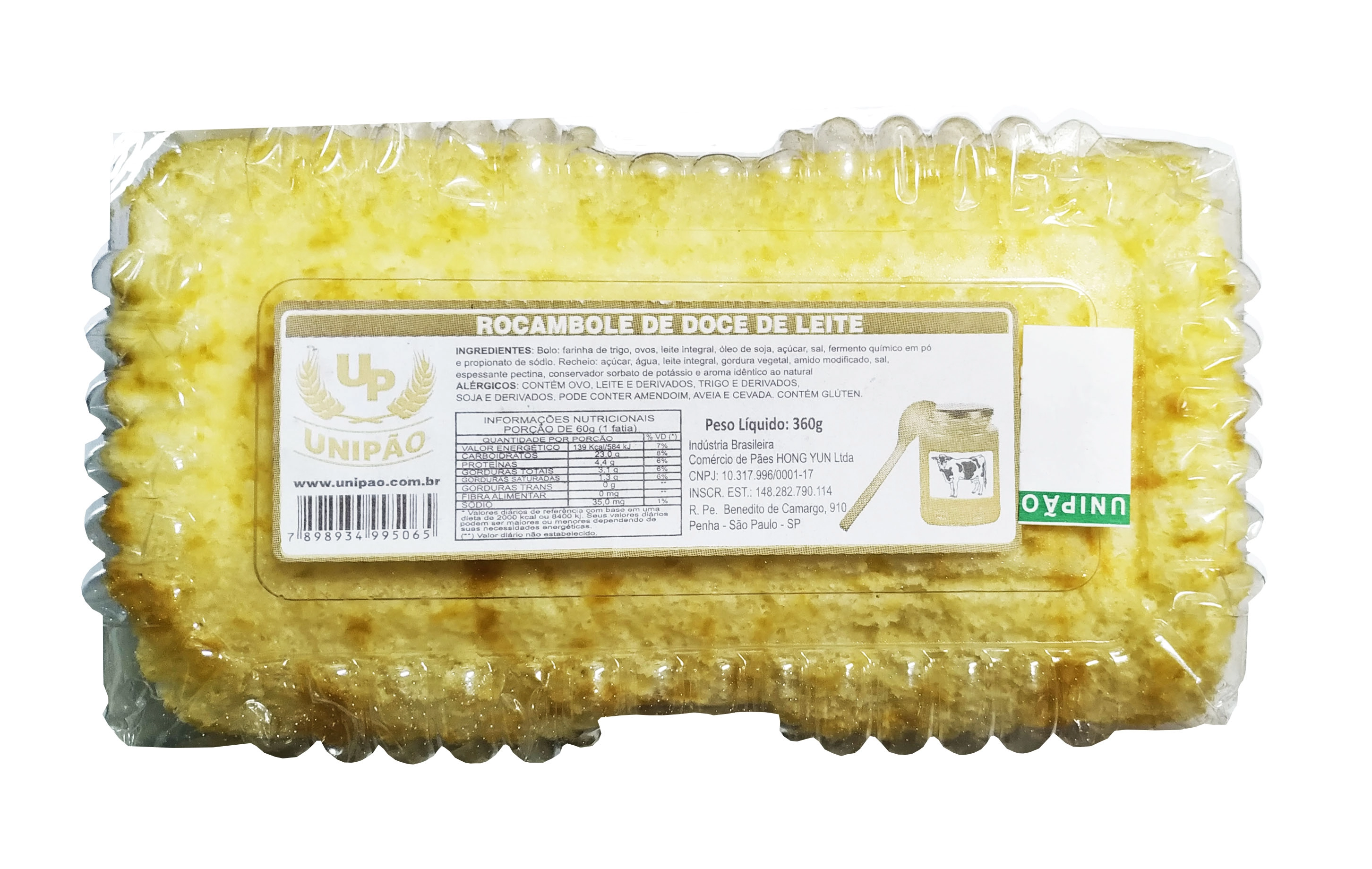 Rocambole Unipao Doce De Leite