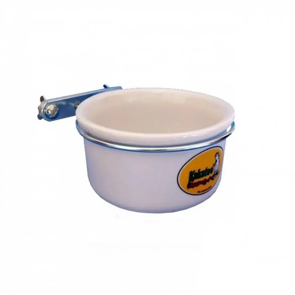 Comedouro Porcelana Papagaio com Suporte Kakatoo