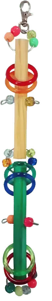 Brinquedo Para Aves Minhoca Kakatoo Unidade