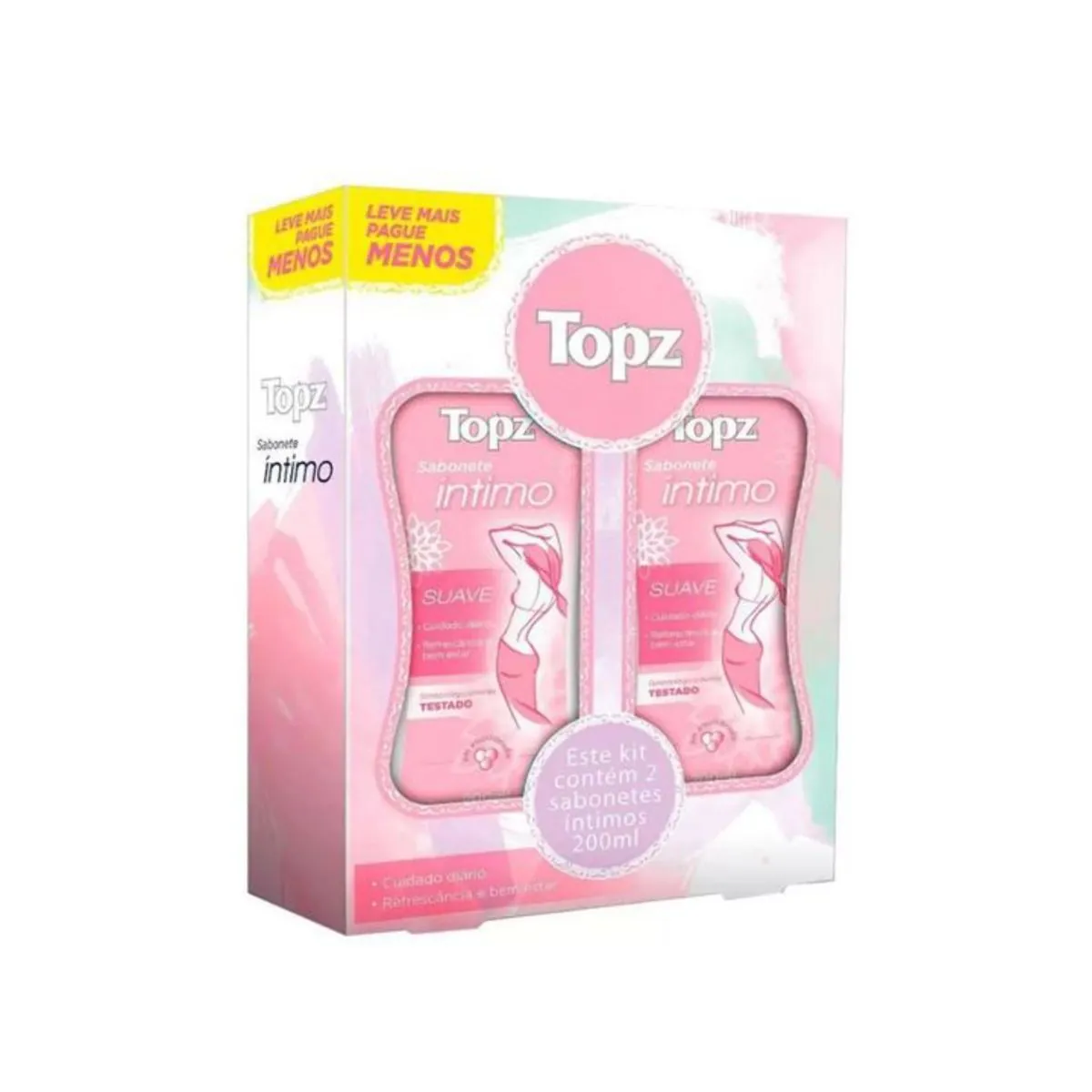 SABONETE INT SUAVE TOPZ 200ML CREMER