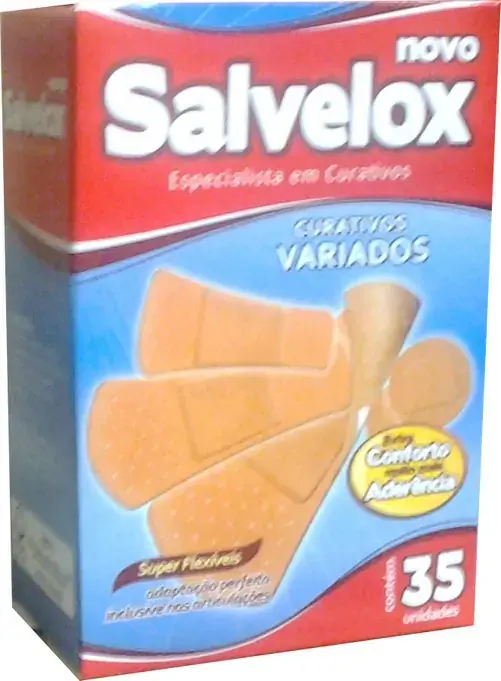 Curativo Salvelox Curativos Variados 35 Unid