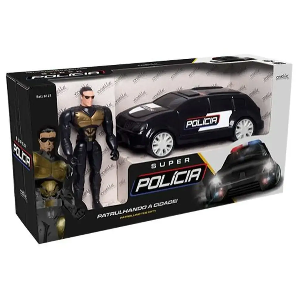 Carro Agente Fbi C/ Boneco