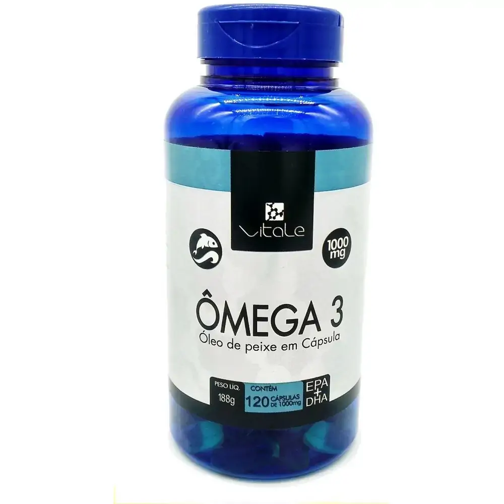 Omega 3 Peixe 120 Caps Vitale