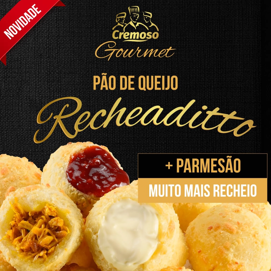 Pao De Queijo Rech C/goiabada 25g Pct 1kg