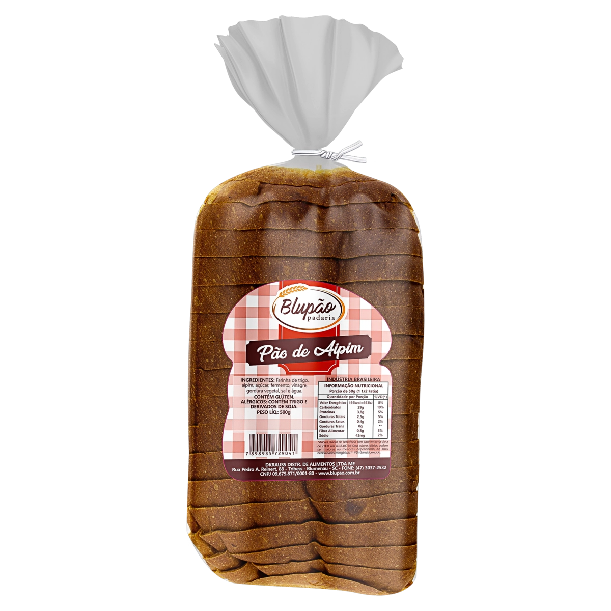 Pão Aipim Blupão Pacote 500g