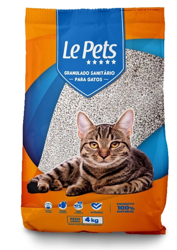 Areia Pinicat 4kg P/gatos