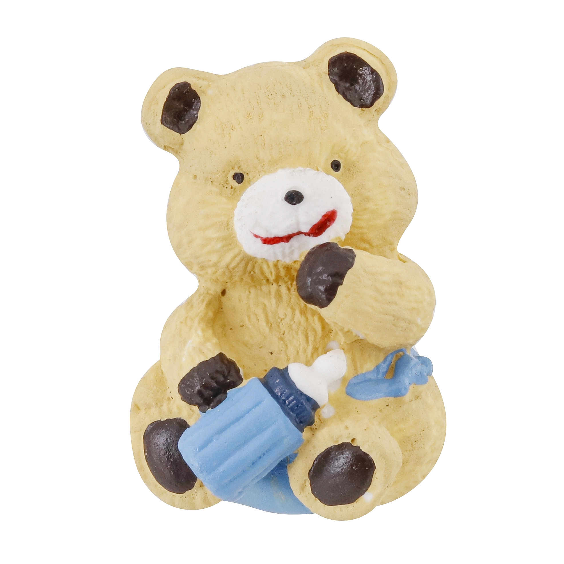 Puxador Infantil para Móveis 50mm Ursinho Azul 1 peças