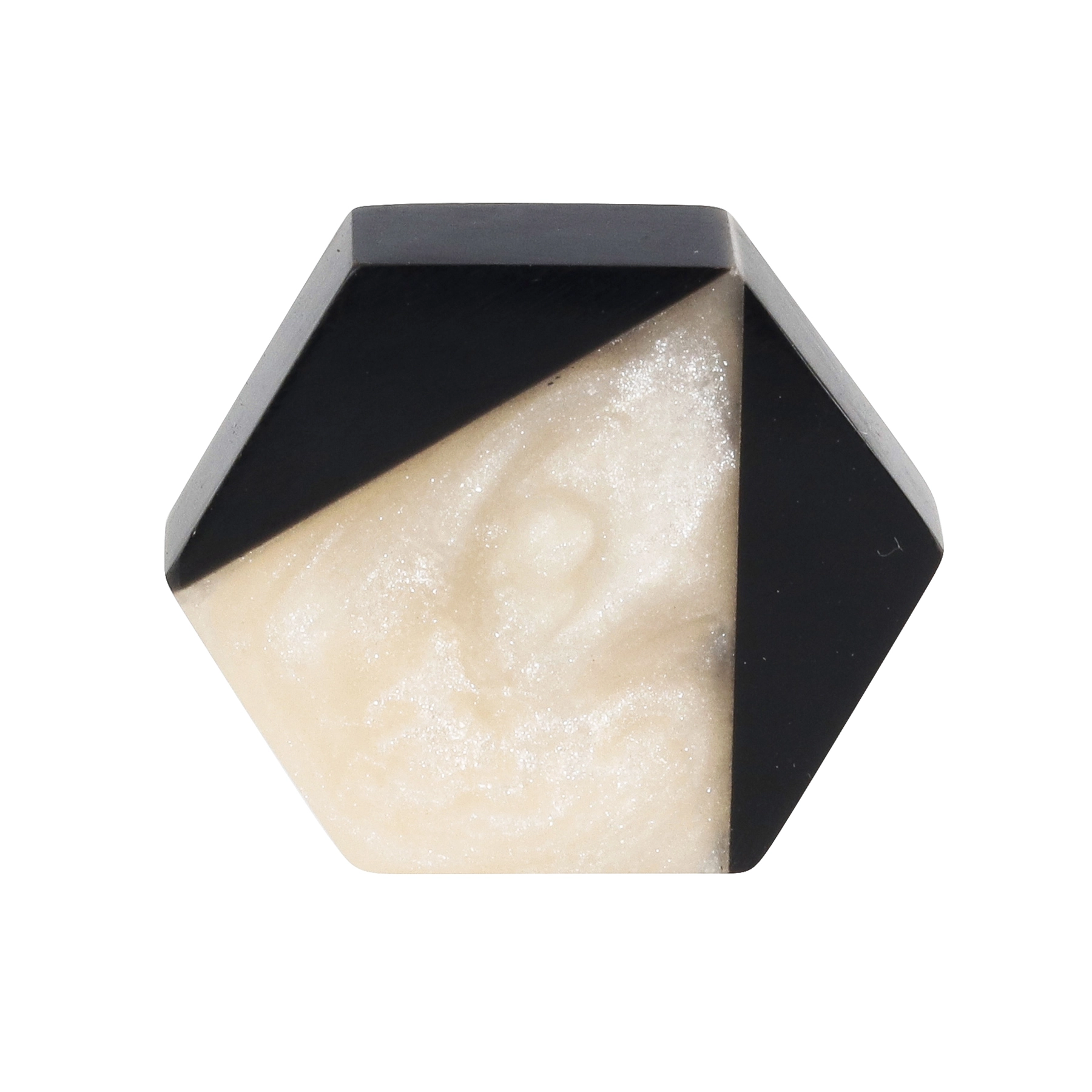 Puxador Botão para Móveis 25mm Branco Natural 1 peças