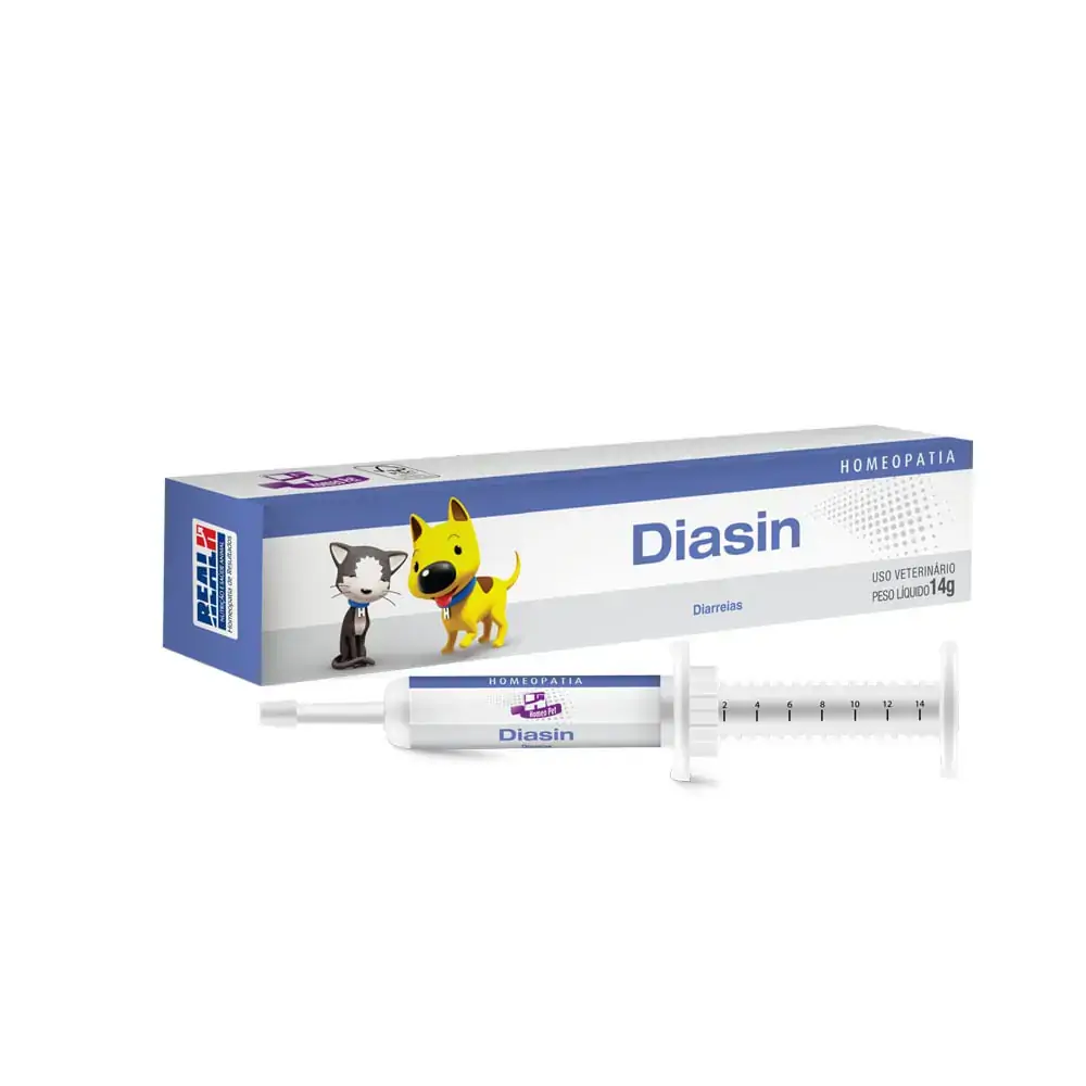Diasin 14g Homeopet Real H Cães e Gatos