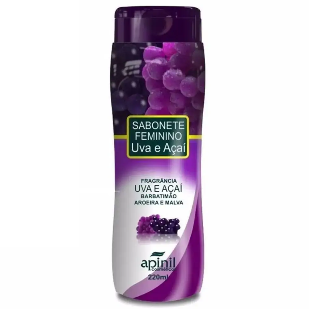 Sabonete Intimo 220ml Uva E Açai Apinil