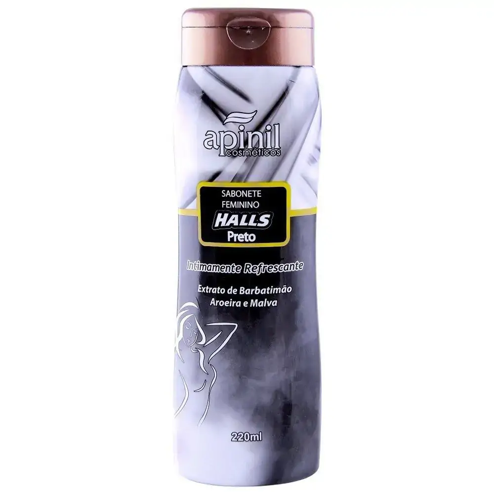 Sabonete Feminino Halls Preto 220 Ml
