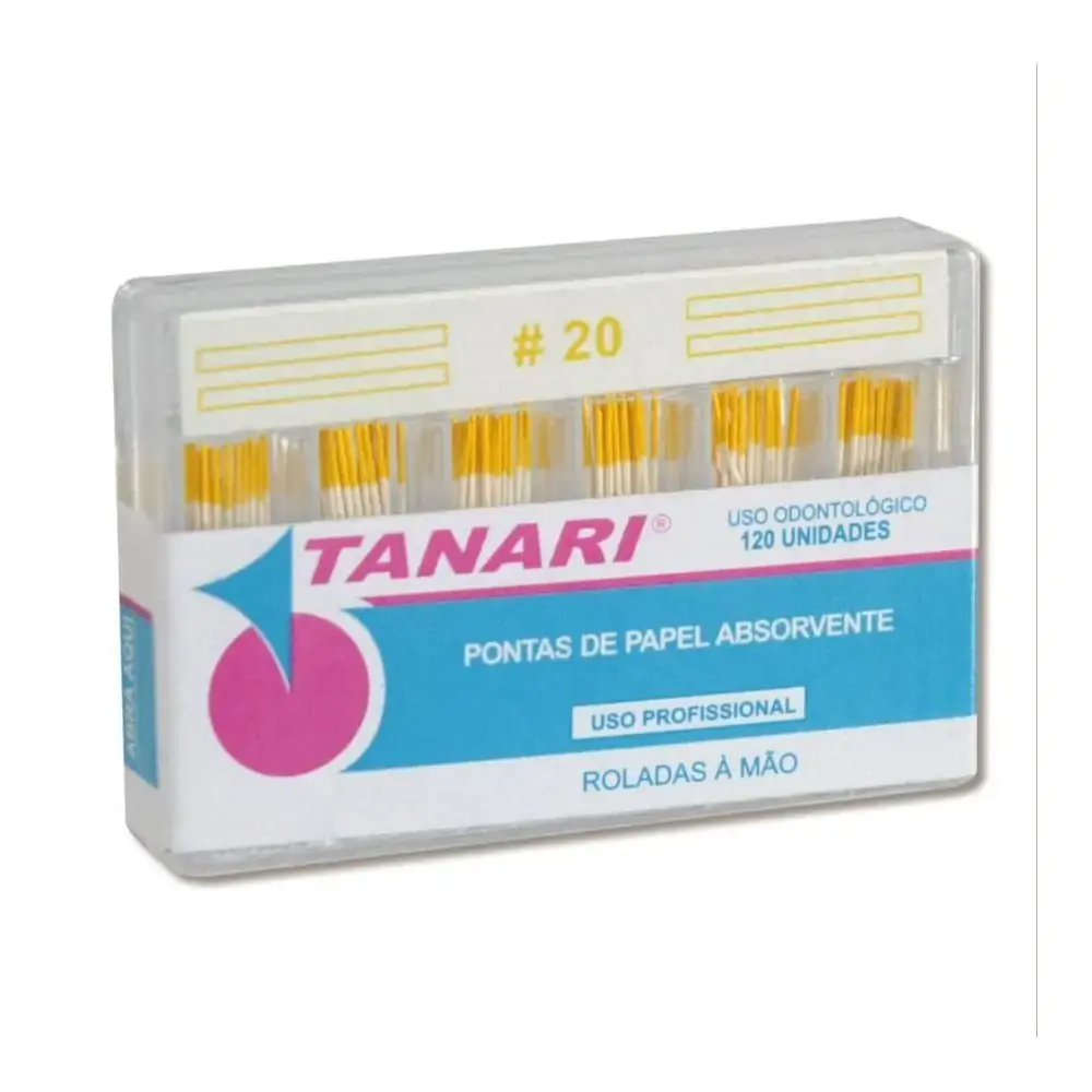 Ponta de Papel Absorvente Bulks 28mm - Tanari - 70 28mm (Cód. 25.0533)
