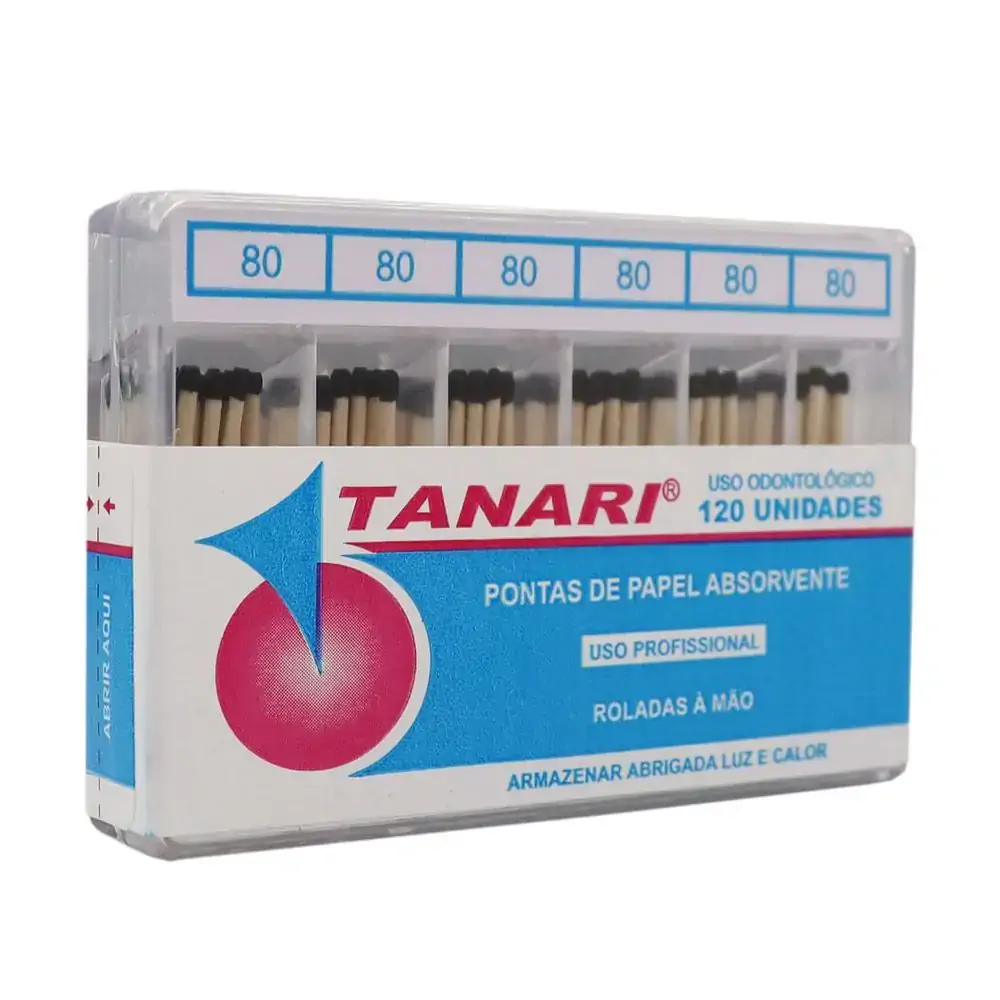 Cone De Papel Absorvente Bulk com 120 - Tanari - Cone De Papel Absorv Bulk 80 - Tanari