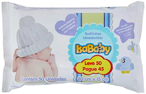 Isababy Toalha Umedecida 50 Unidades