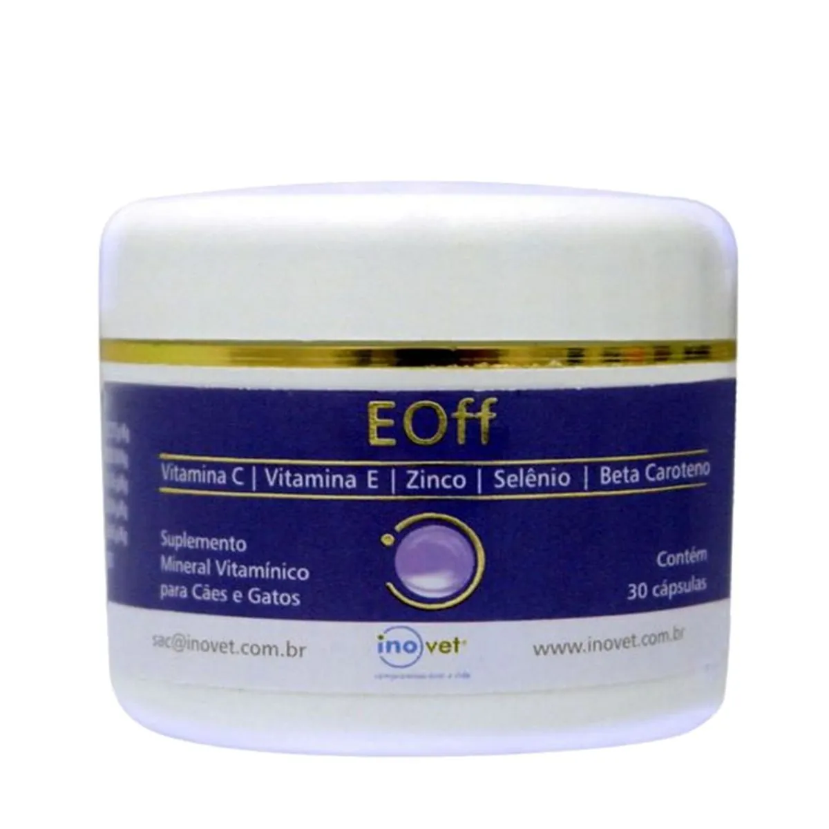 Suplemento Vitamínico Eoff Inovet 30 cápsulas