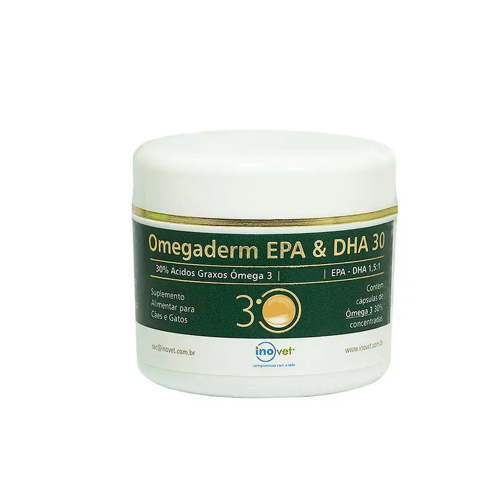 Suplemento Omegaderm Inovet 500mg 90 Cps