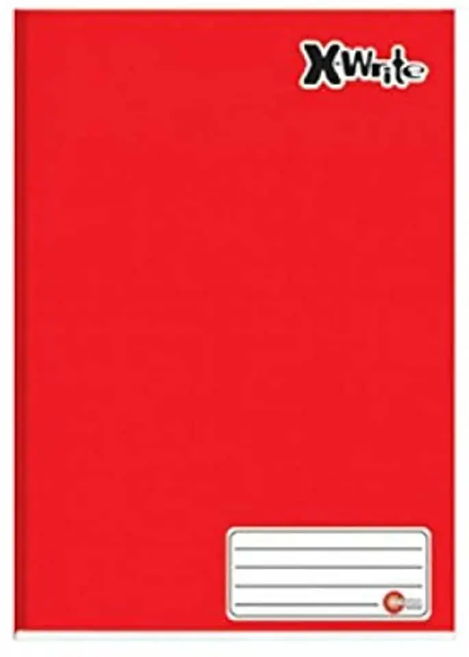 Caderno Brochura Maxima 96f Vermelho