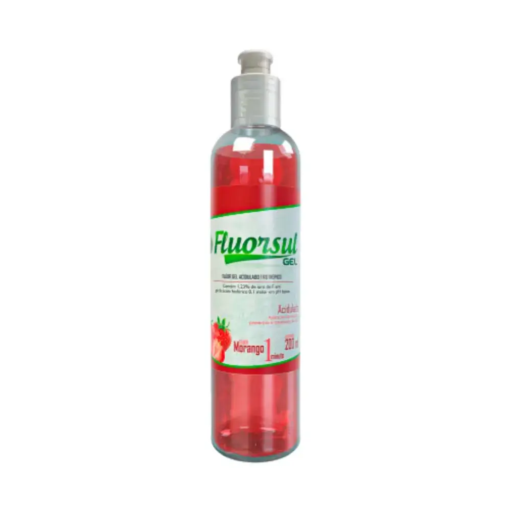 Flúor Gel Acidulado Fluorsul - Iodontosul - Morango (Cód. 25.8705)