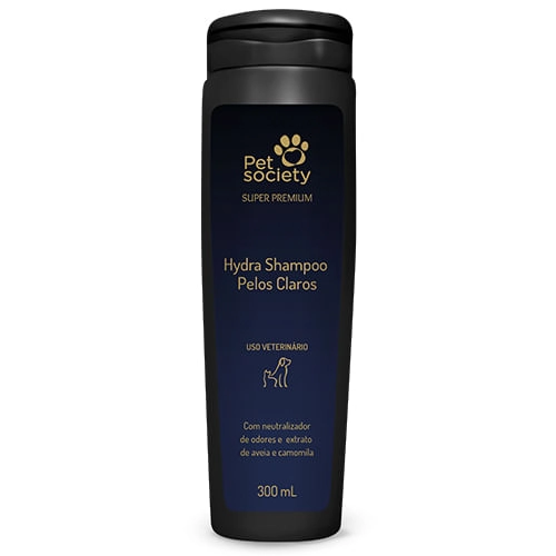 Shampoo Pet Society Cães E Gatos Pêlos Claros