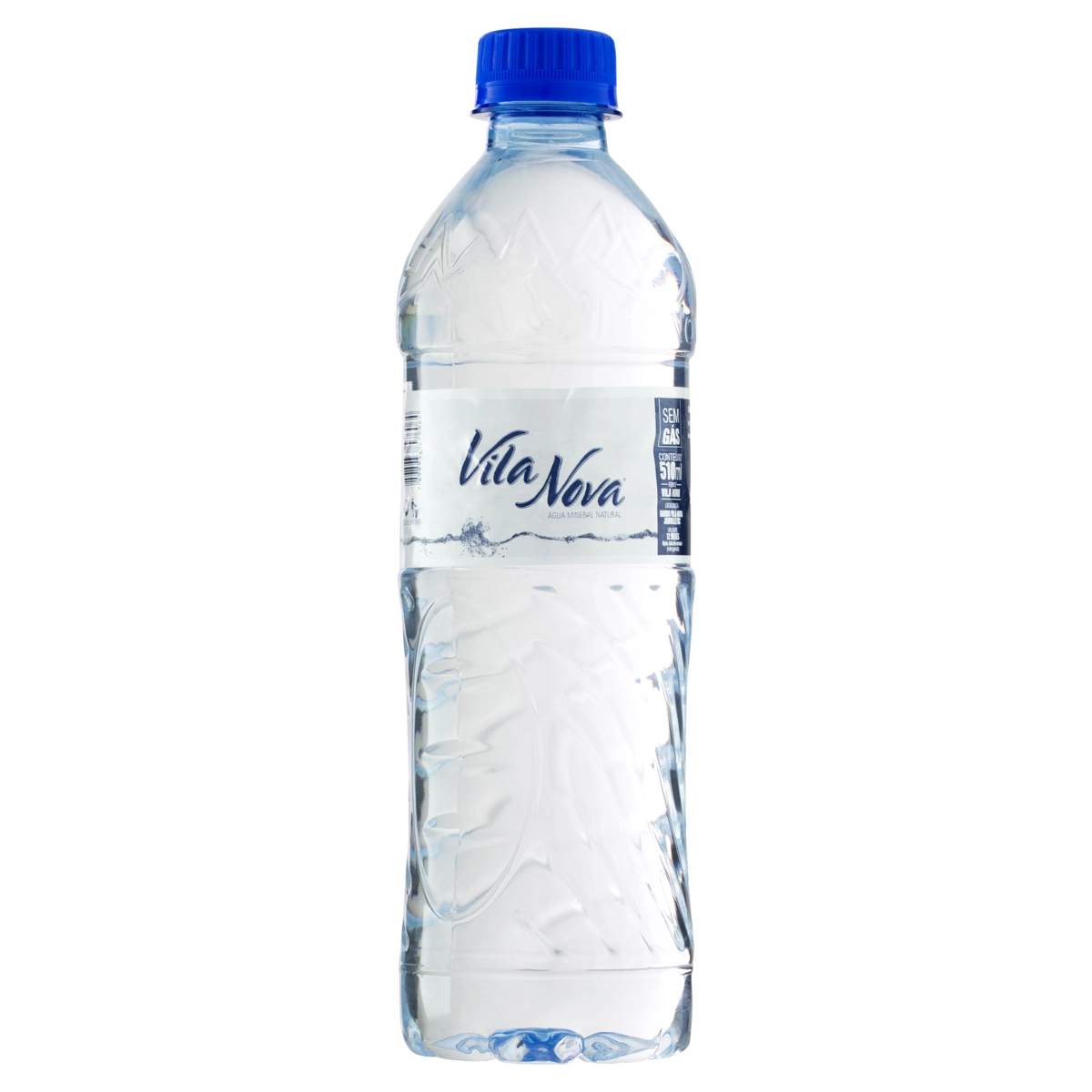água Mineral Natural Sem Gás Vila Nova Garrafa 510ml