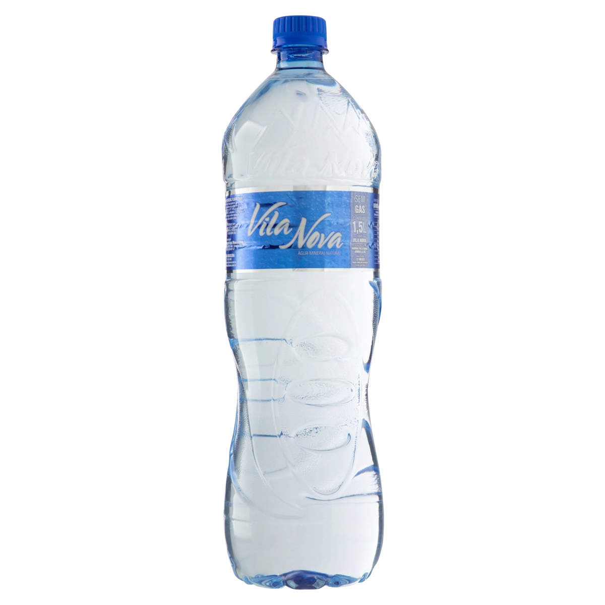 água Mineral Natural Sem Gás Vila Nova Garrafa 1,5l