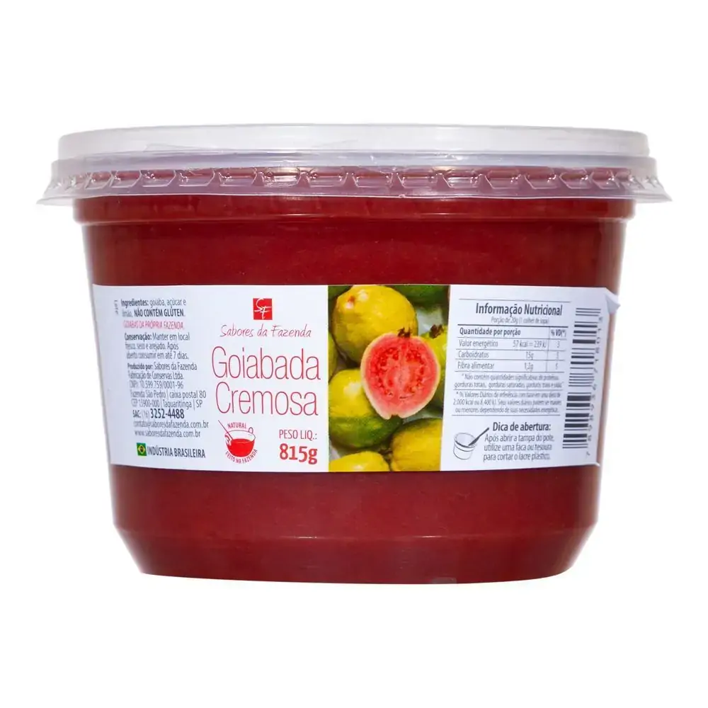 Goiabada Sabor Da Fazenda Pote