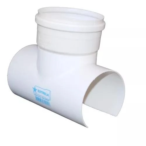 Tee Derivação Liga-fácil Esgoto Estrela 150x150mm Branco