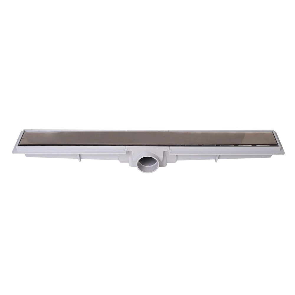 Ralo Linear Com Tampa Grelha Em Aço Inox Luxo 5cm X 100cm