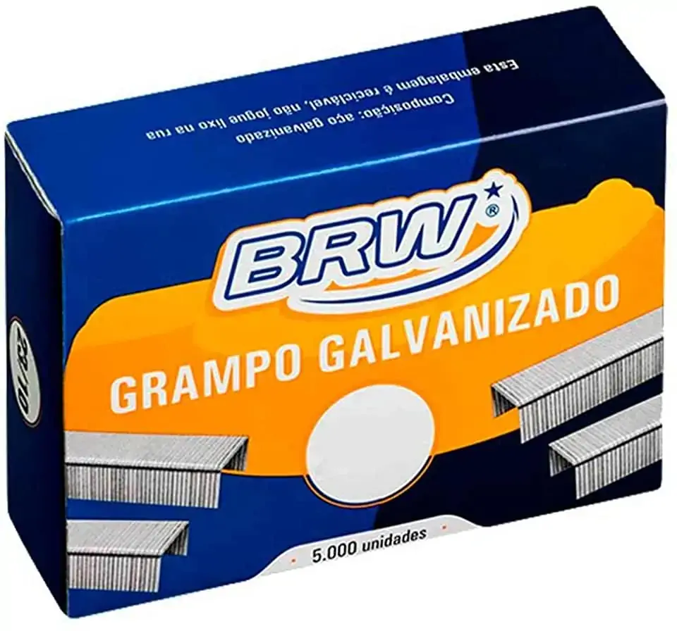 Esc Grampo Brw 26/6 Galvanizado C/5000