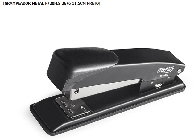 Grampeador Metal P/20f Brw Gp1000