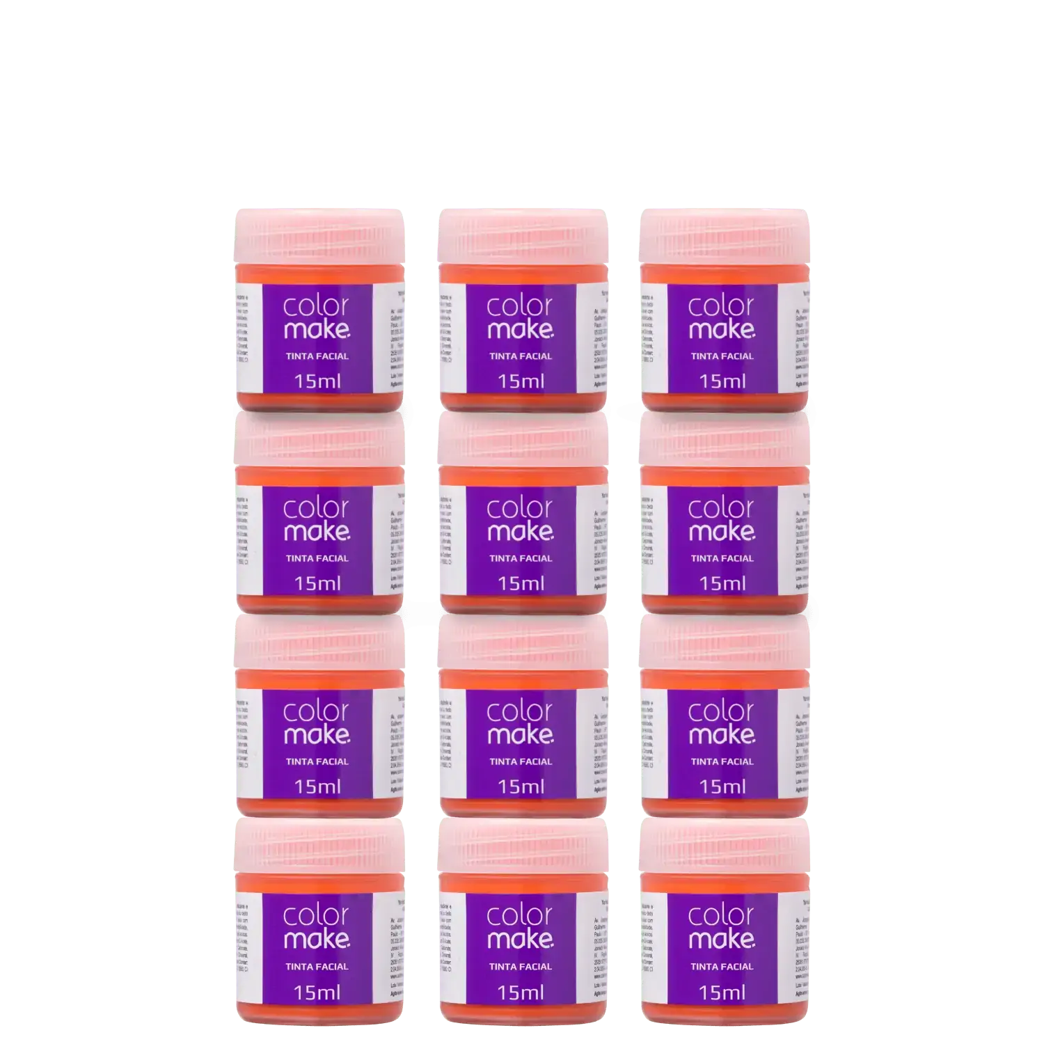 Tinta Liquida Pote 15ml Laranja
