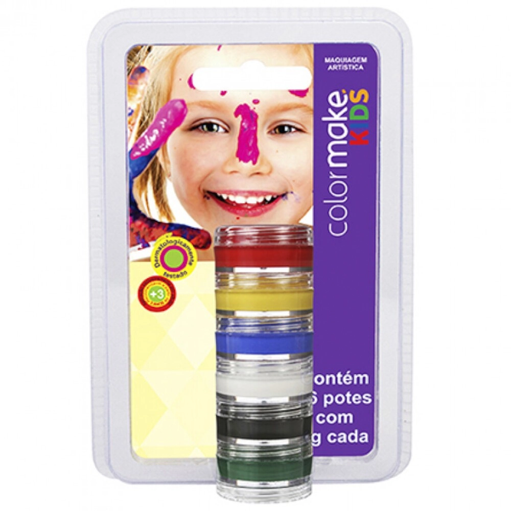 T. Cremosa Kids Cartela 6 Cores