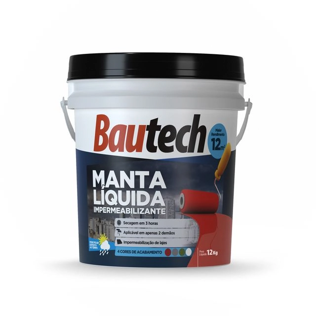 Manta Liquida Bautech Cinza 12 Kg
