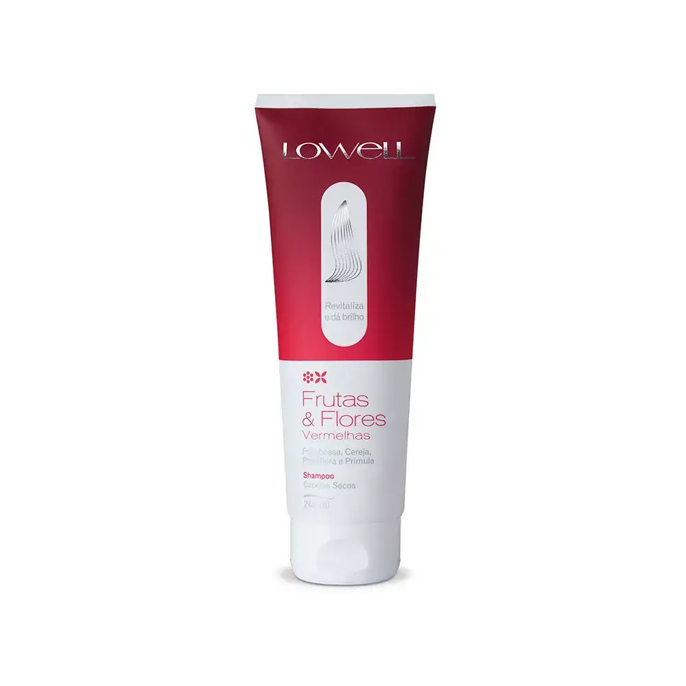 Shampoo Frutas E Flores Vermelhas 240g Lowell