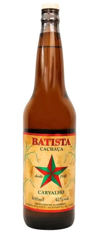 Cachaca Batista 600ml Carvalho