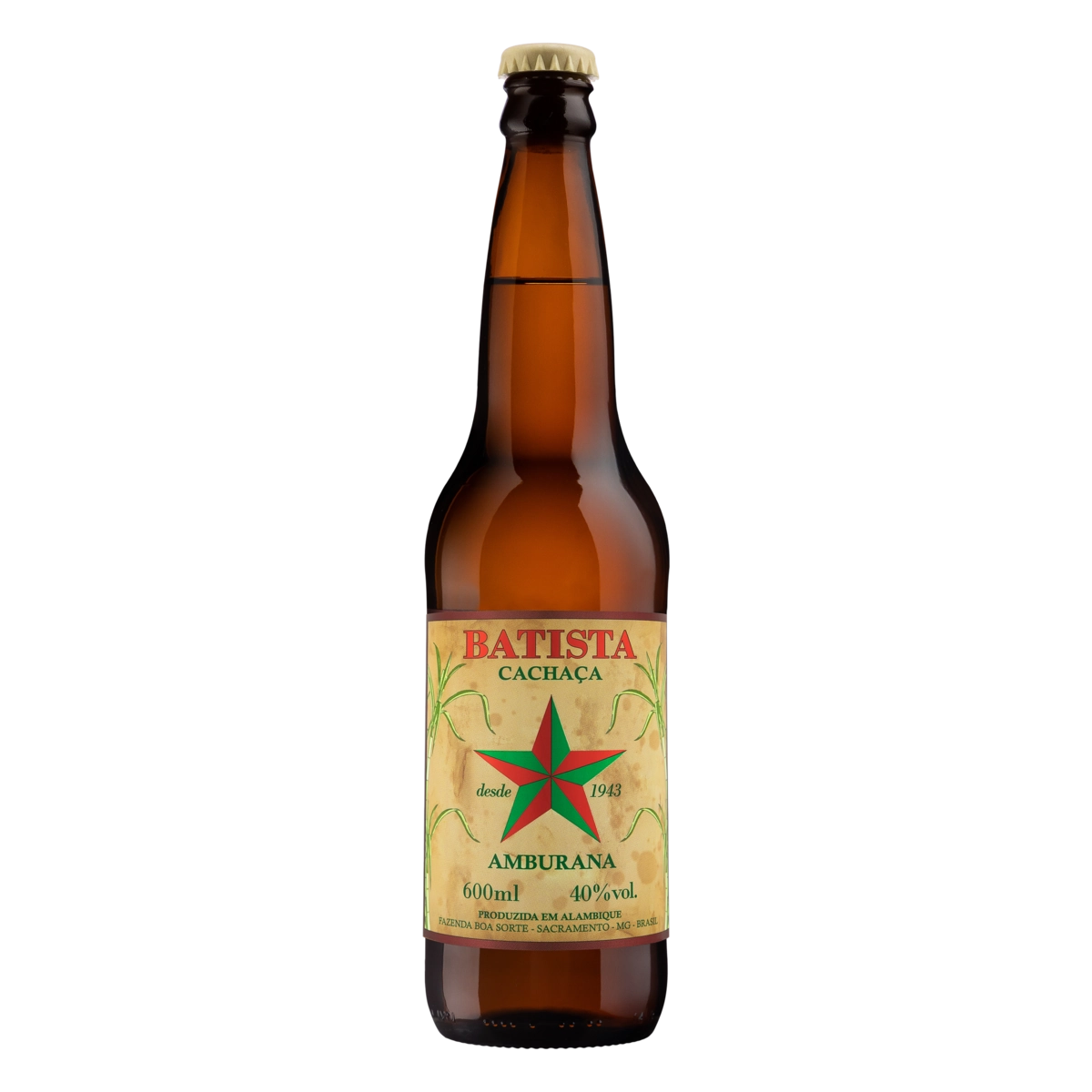 Cachaça Amburana Batista Garrafa 600ml