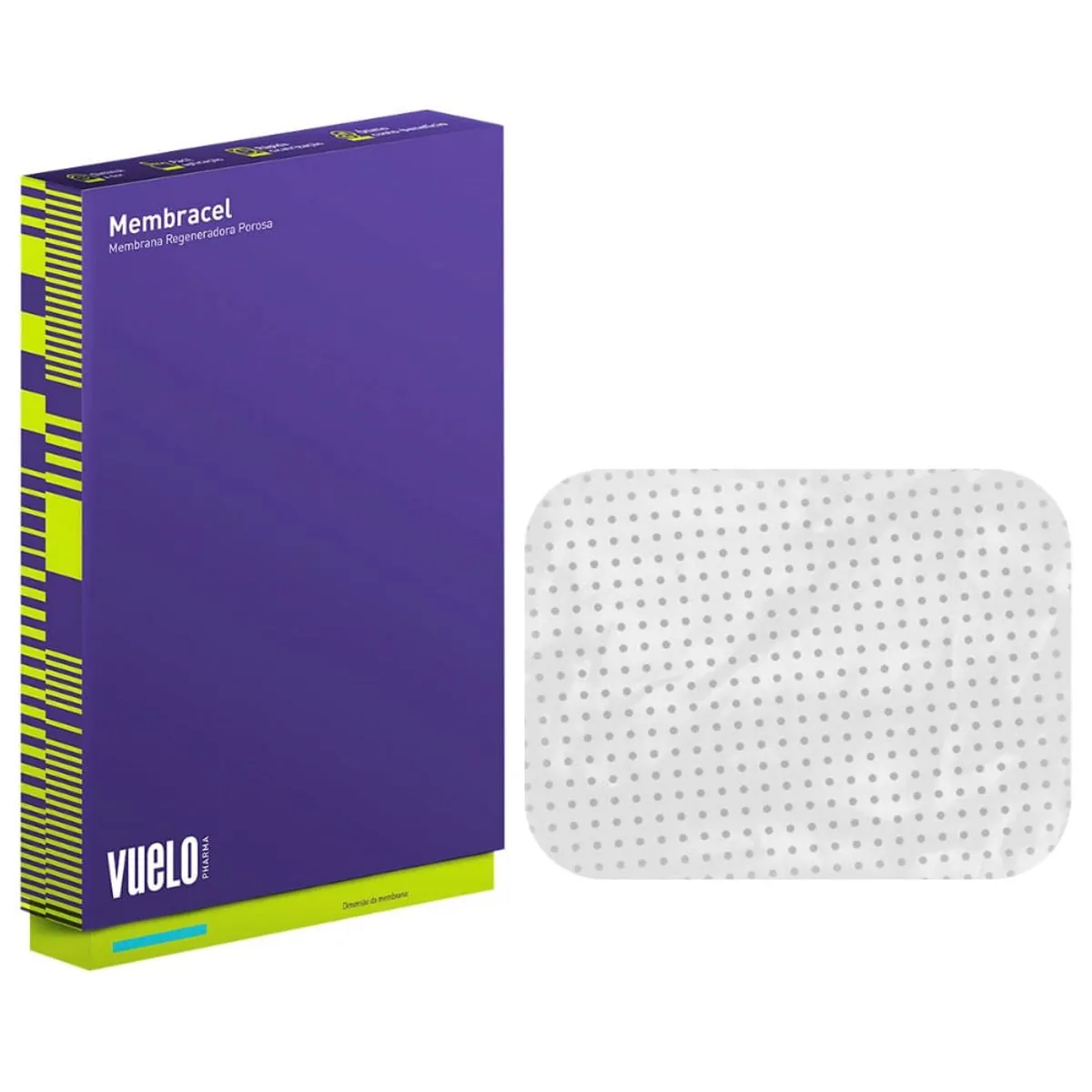 Curativo Membracel - Poros Médios - 10Cm X 15Cm - Unidade - Vuelo Pharma
